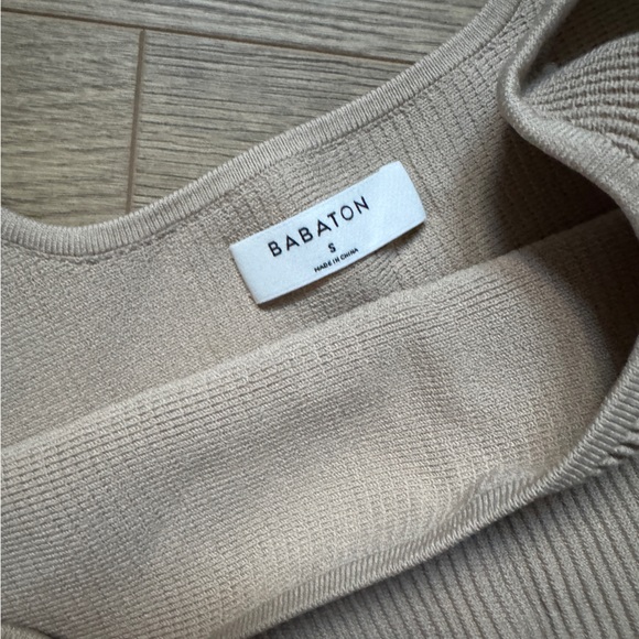 Artizia Babaton Sculpt Knit Squareneck Cropped Tank - Picture 5 of 5